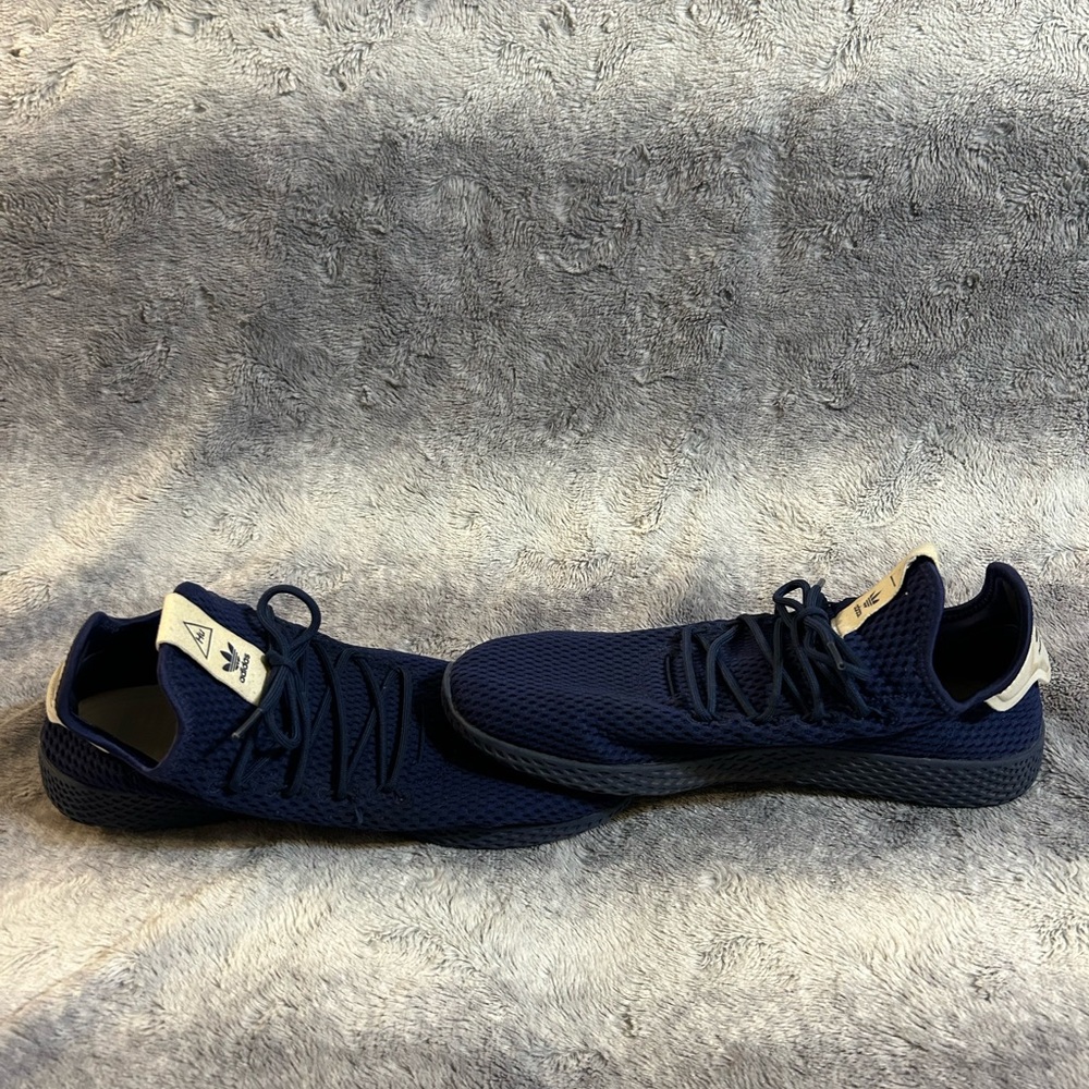 Adidas X Pharrell Tennis Dark Navy Blue Human Race Size 12 - Picture 2 of 8